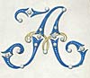 Illuminated Letter A
